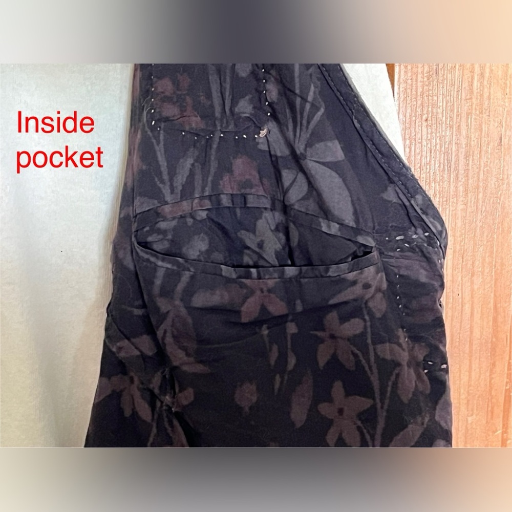Magnolia Pearl Black and Gray Patchwork Nikha Vest - Picture 5 of 10